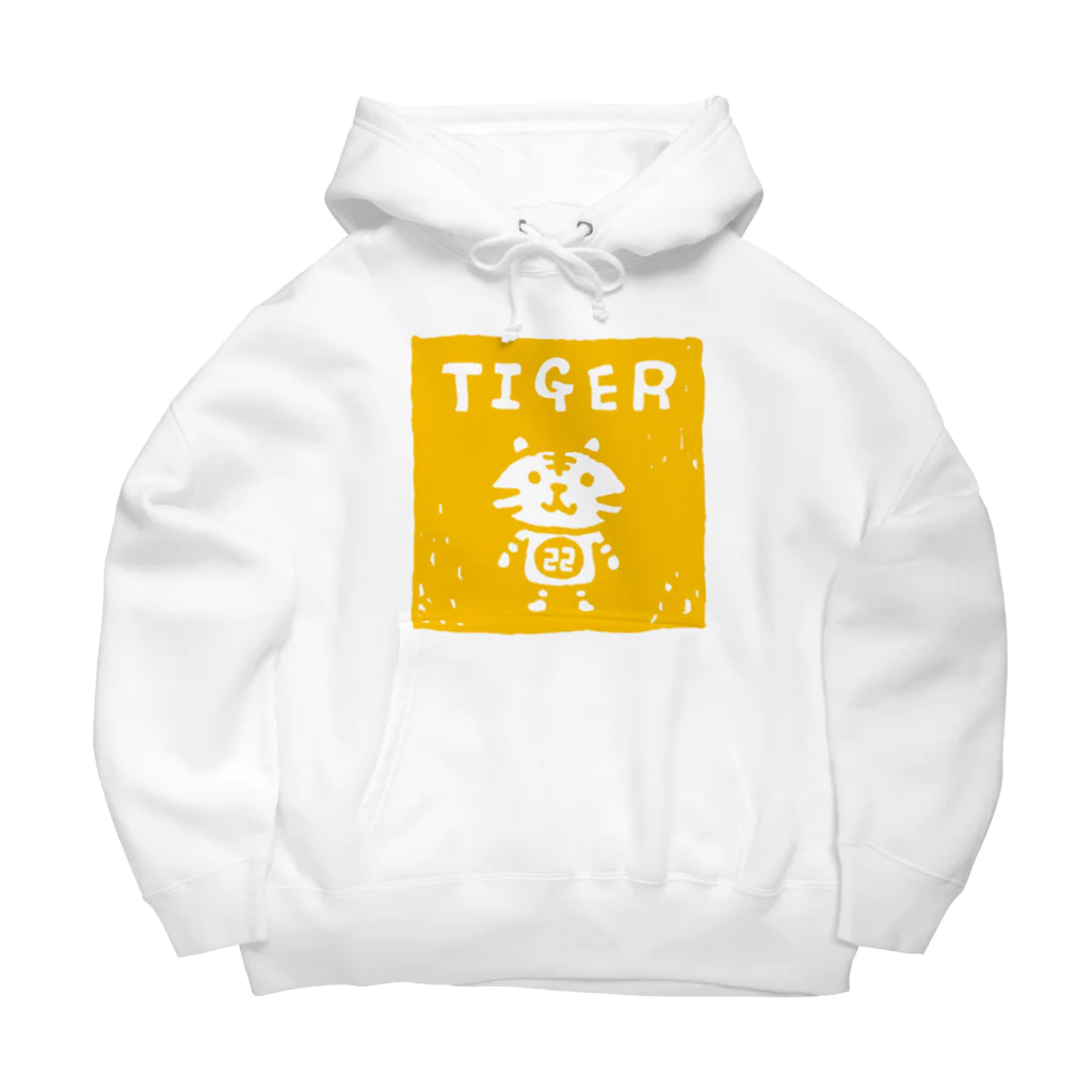 ボンボヤージュショップの寅ハンコ柄・たたずむ Big Hoodie