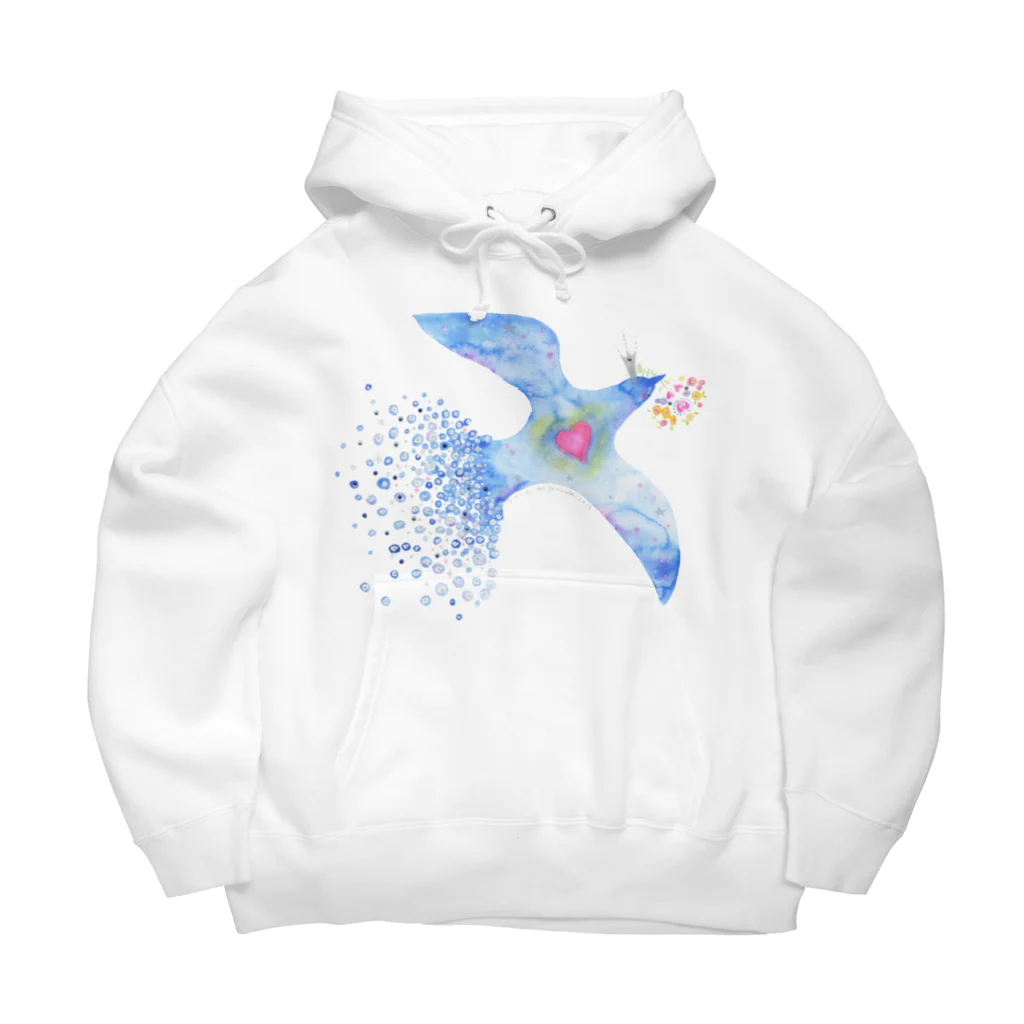 tetote ai design hut ～森の中のデザイン制作所～の「LOVE」 Big Hoodie