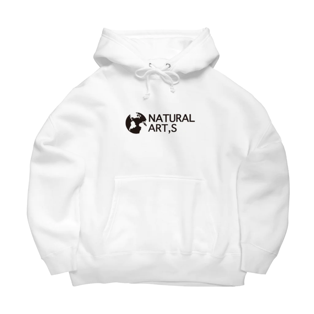 NATURAL ART,SのNATURAL ART,S ロゴ ビッグシルエットパーカー