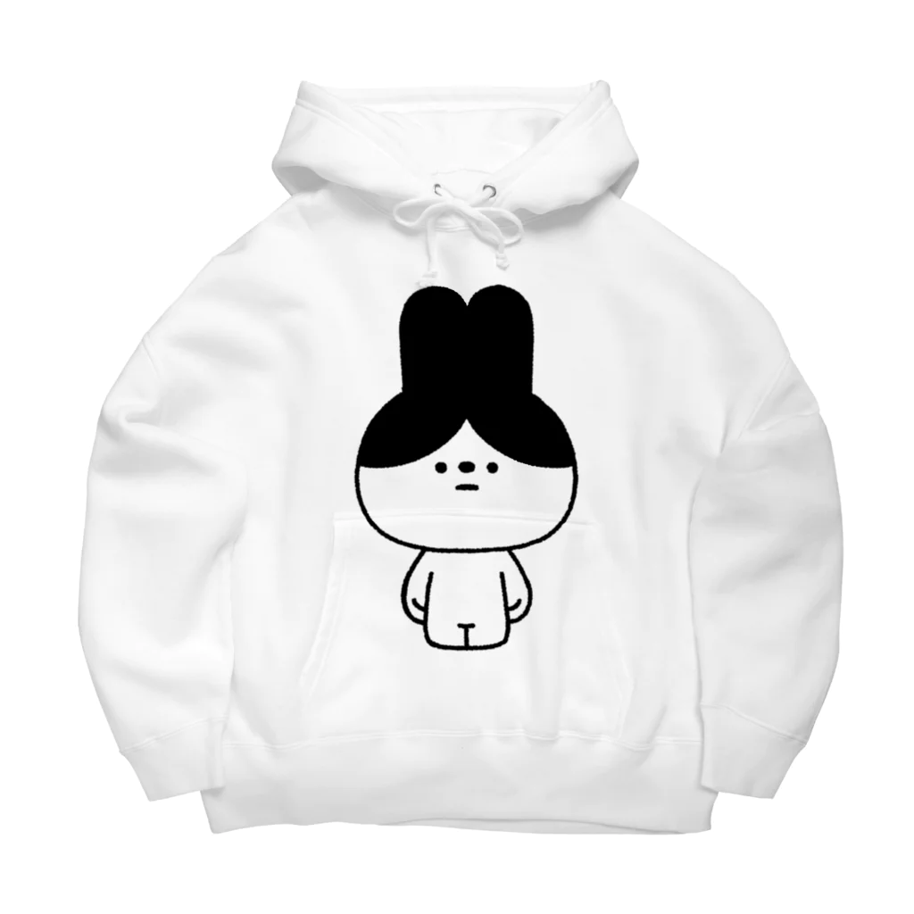 こつｗのおみせの量産うさぎ はちわれ Big Hoodie