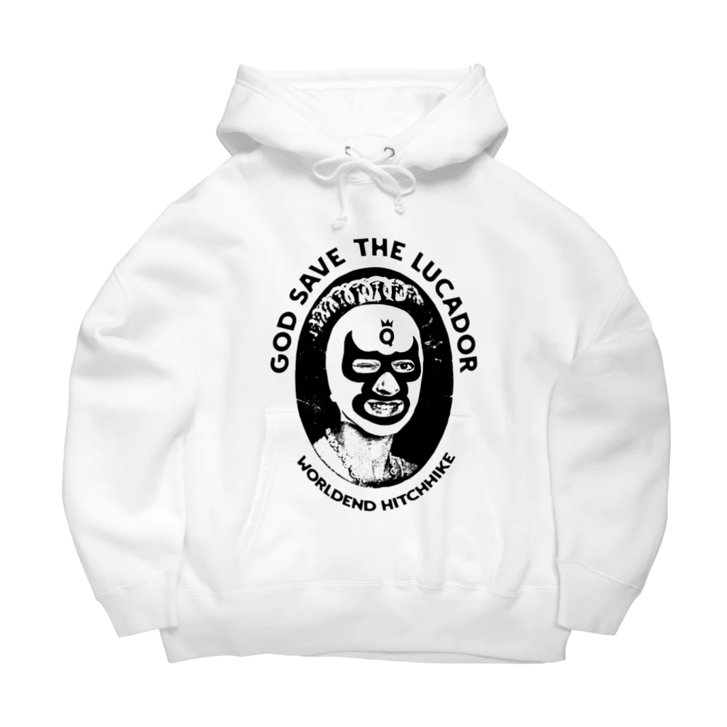 ワールドエンド ヒッチハイクのゴッド・セーブ・ザ・ルチャドール　GOD SAVE THE LUCHADOR Big Hoodie