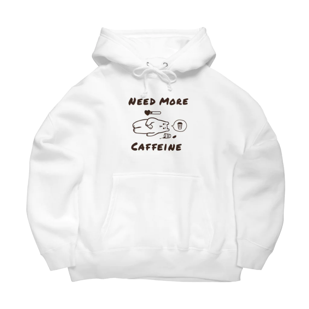 Andiamoのカフェインを下さい Big Hoodie