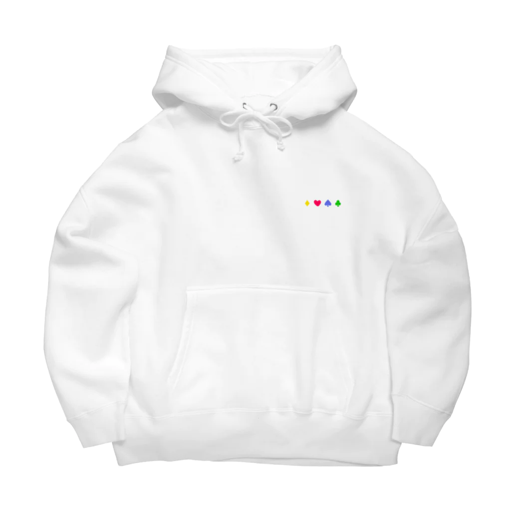 BLENDERのトランプ柄　カラフル Big Hoodie