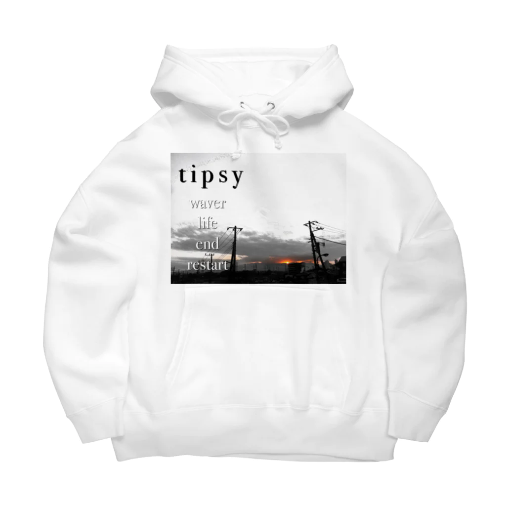 tipsyのtipsy#001揺蕩う ビッグシルエットパーカー