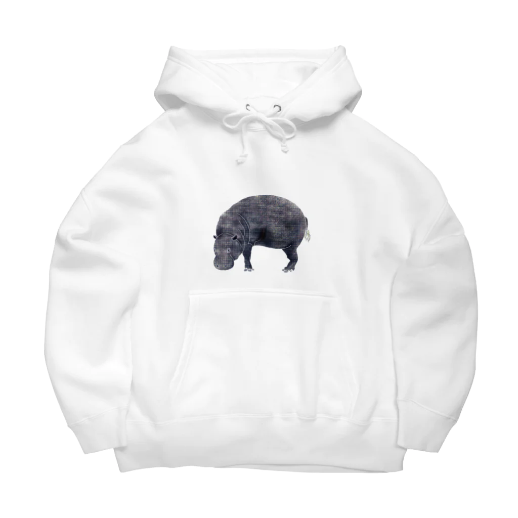 文様動物園 Pattern Zoo Museum shopの算木崩し × コビトカバ Big Hoodie