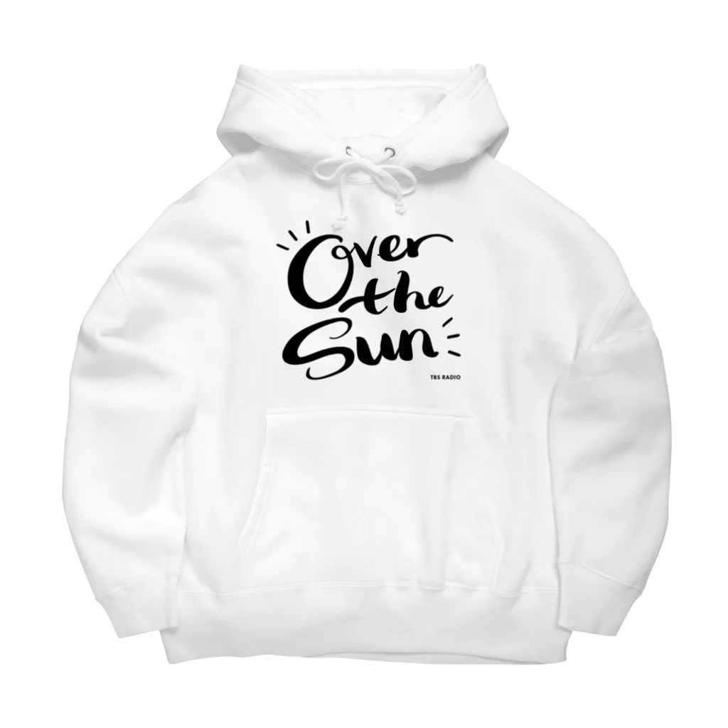 TBSラジオ『ジェーン・スーと堀井美香の「OVER THE SUN」』グッズのOVER THE SUN_パーカー(白) Big Hoodie