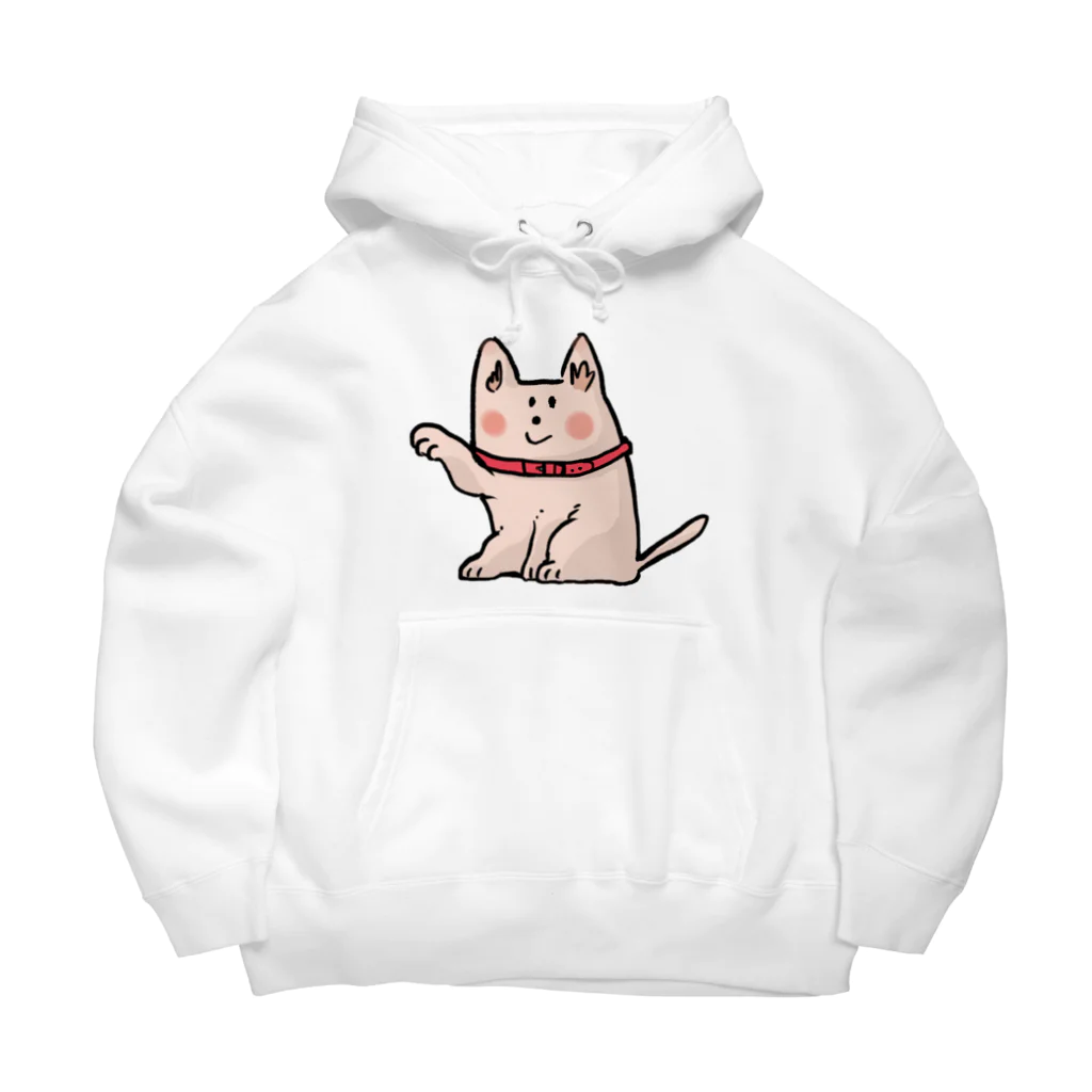 ねここショップの招き犬 Big Hoodie