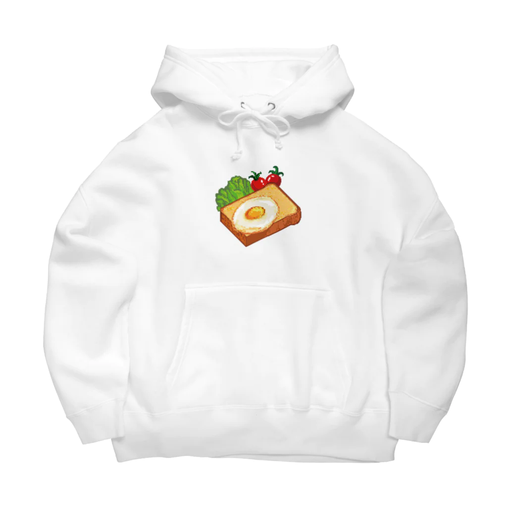 Wonder Bird Forestのピクセル・目玉焼きトースト Big Hoodie