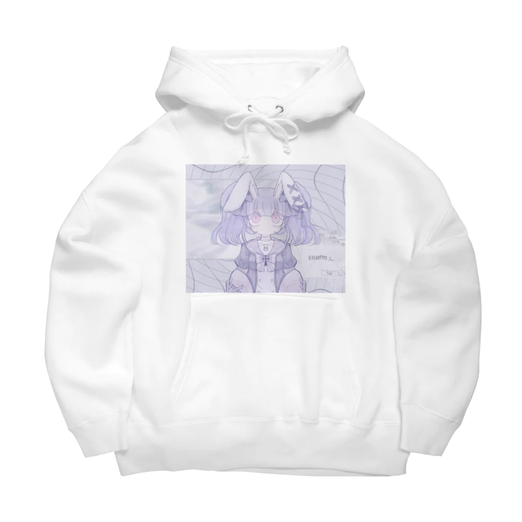 あくむ病院の電子のうさぎ。（鈴子らん） Big Hoodie