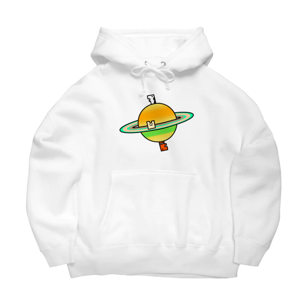 2Dうさぎの2Dうさぎ アナゴの惑星 Big Hoodie