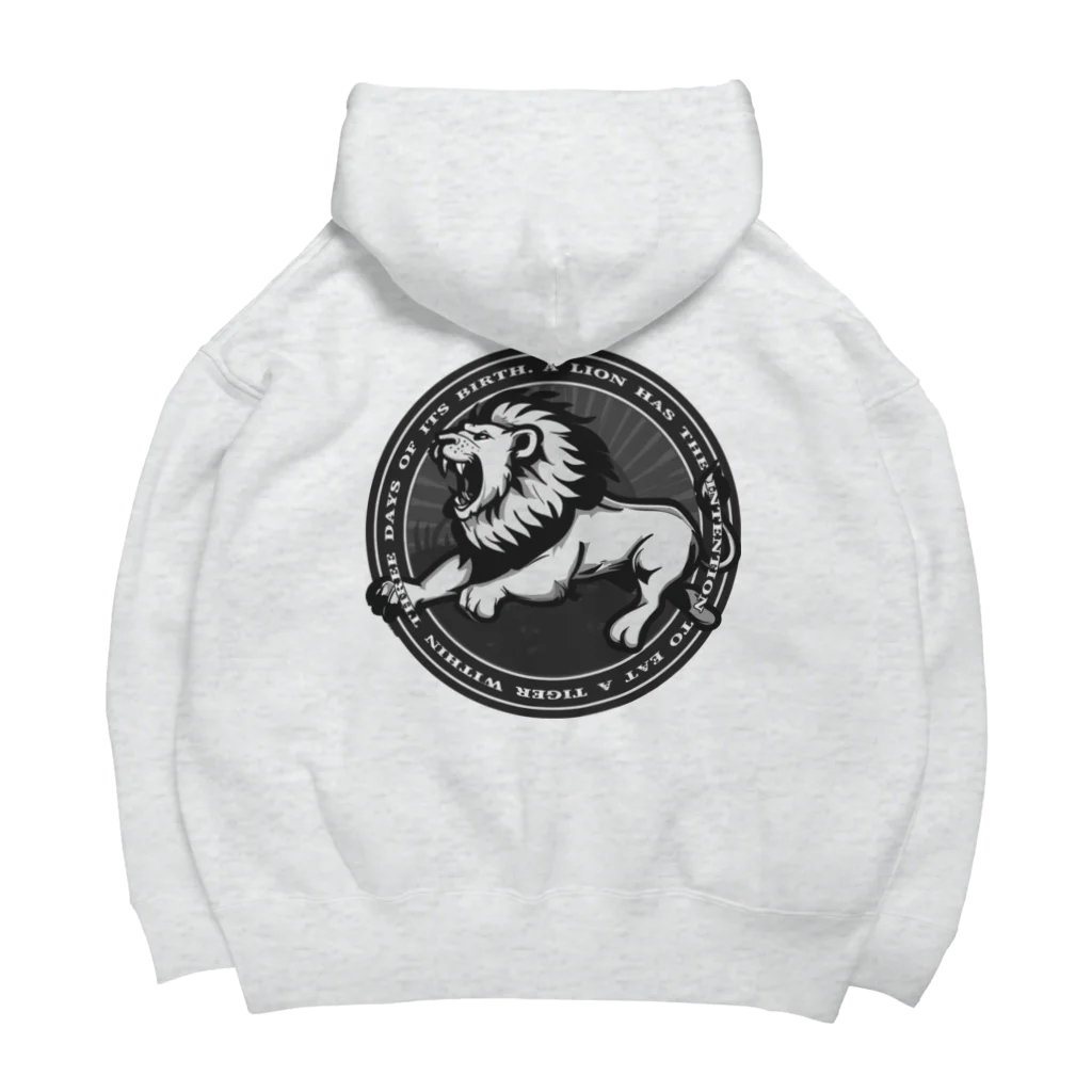 Ａ’ｚｗｏｒｋＳのLION IN A CIRCLE Big Hoodie