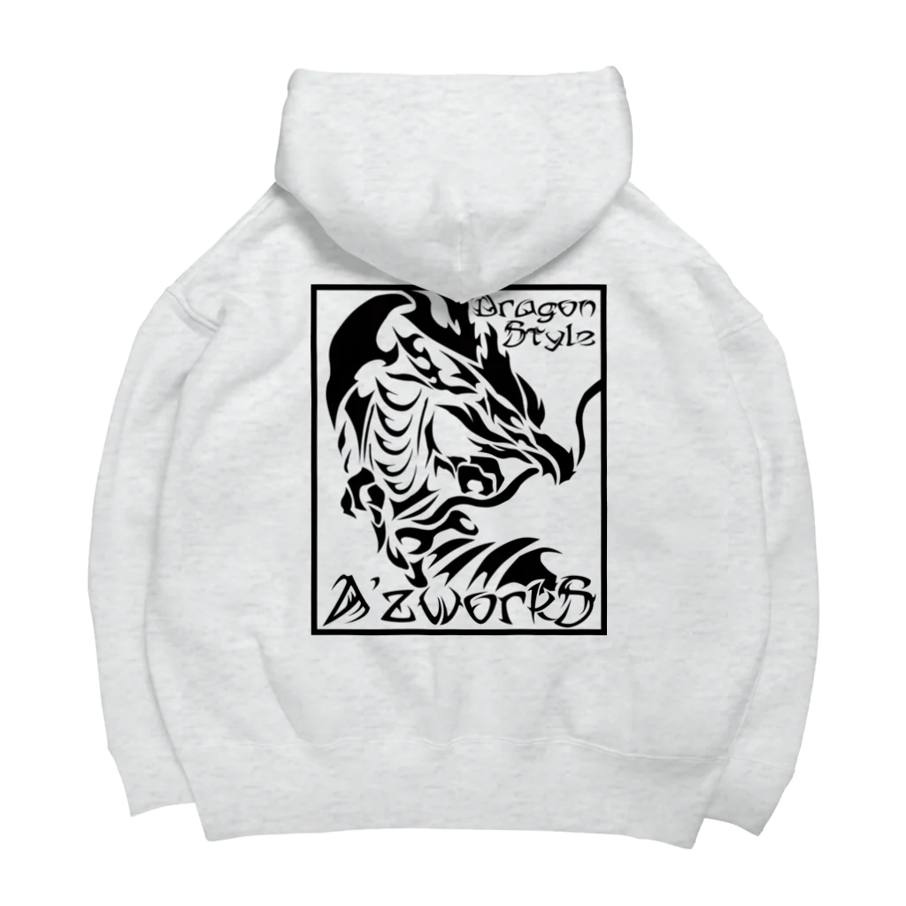 Ａ’ｚｗｏｒｋＳの黒龍 Big Hoodie