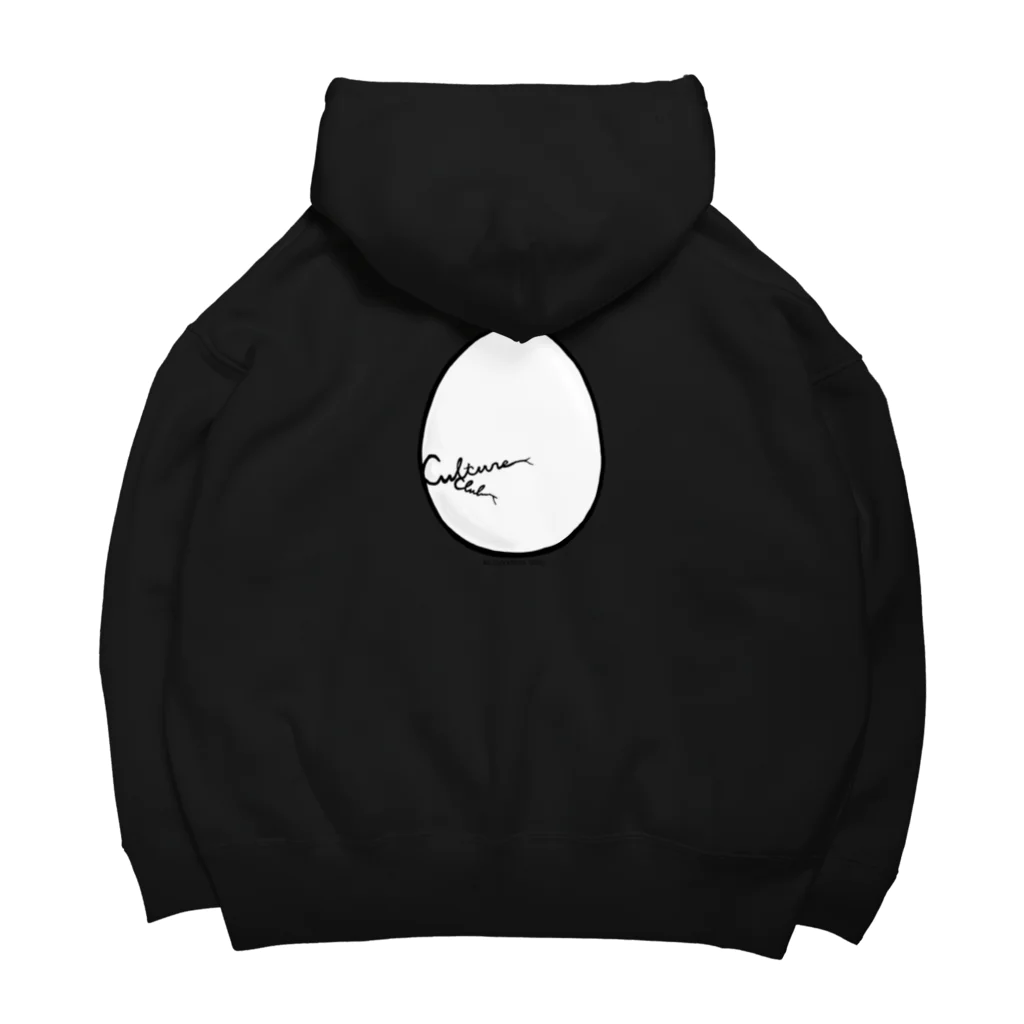 Culture Clubの[ Culture Club ] Fallen Egg  Big Silhouette Hoodie Big Hoodie