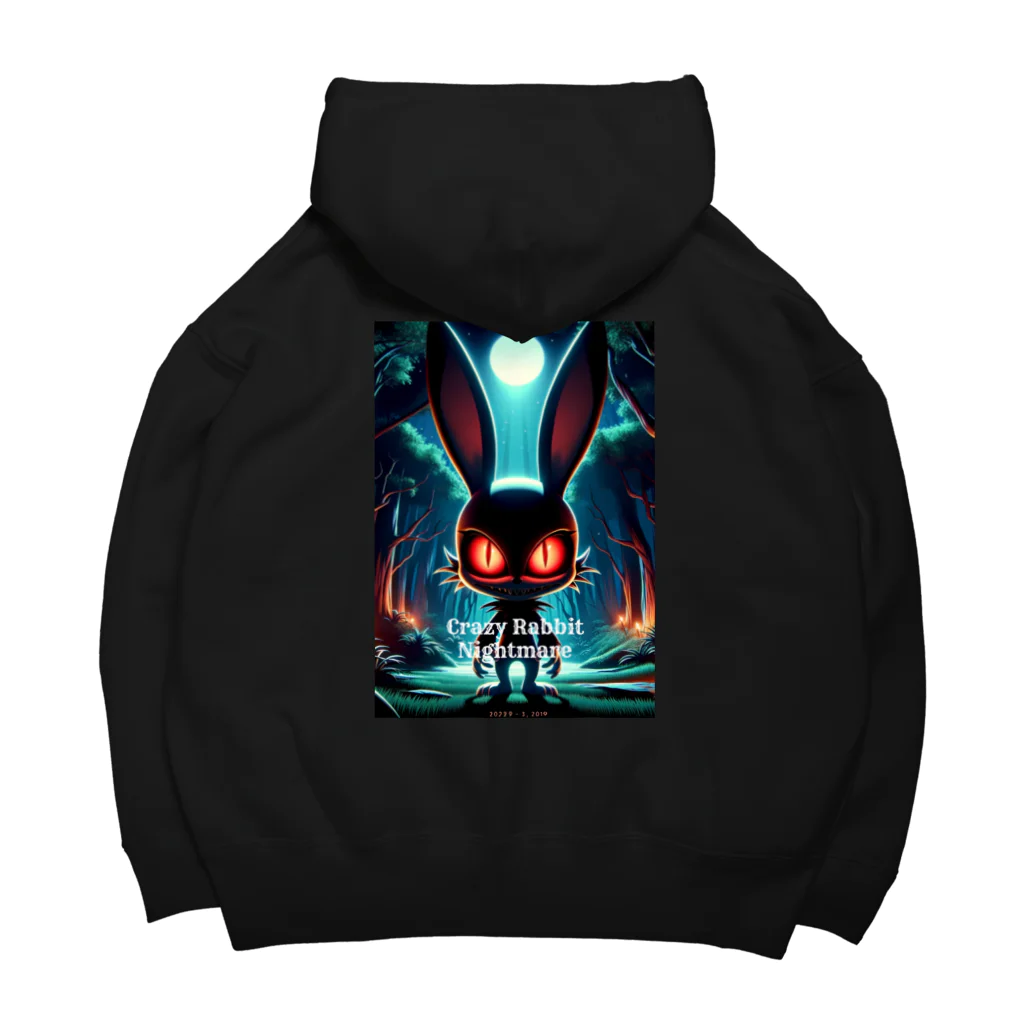 【Crazy Rabbit Nightmare】の【Crazy Rabbit Nightmare】 Big Hoodie