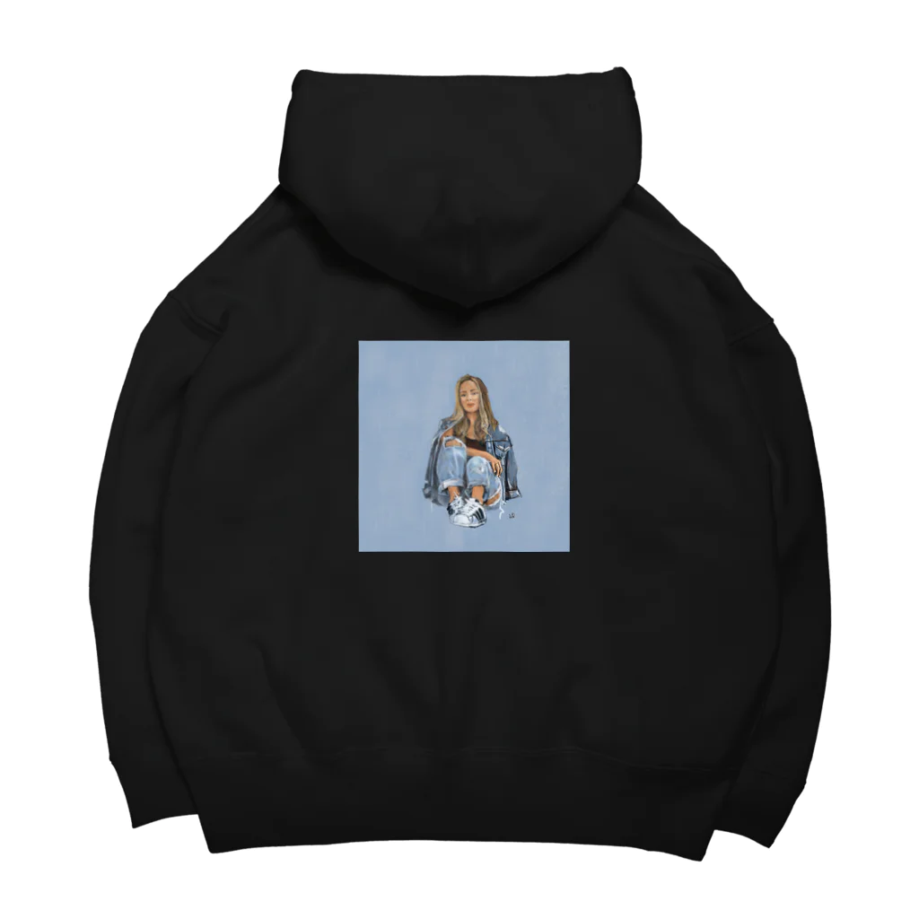 koto___artのL.A girl Big Hoodie