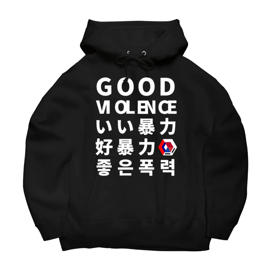 GOOD VIOLENCE STOREの言語 feat.英語 ビッグシルエットパーカー