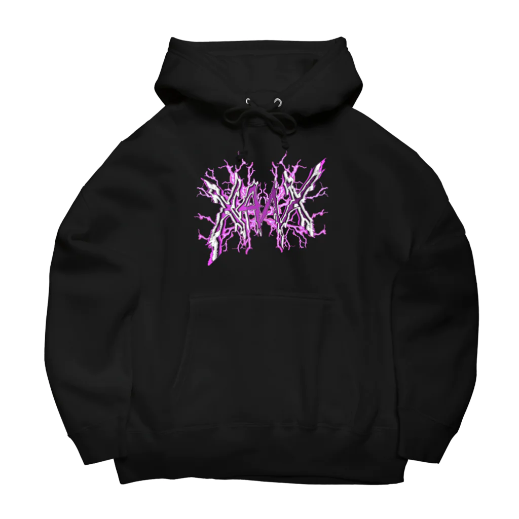 𝔛4𝔄𝔛の【X Thunder LŌGO X】 PURPLEVer. Big Hoodie