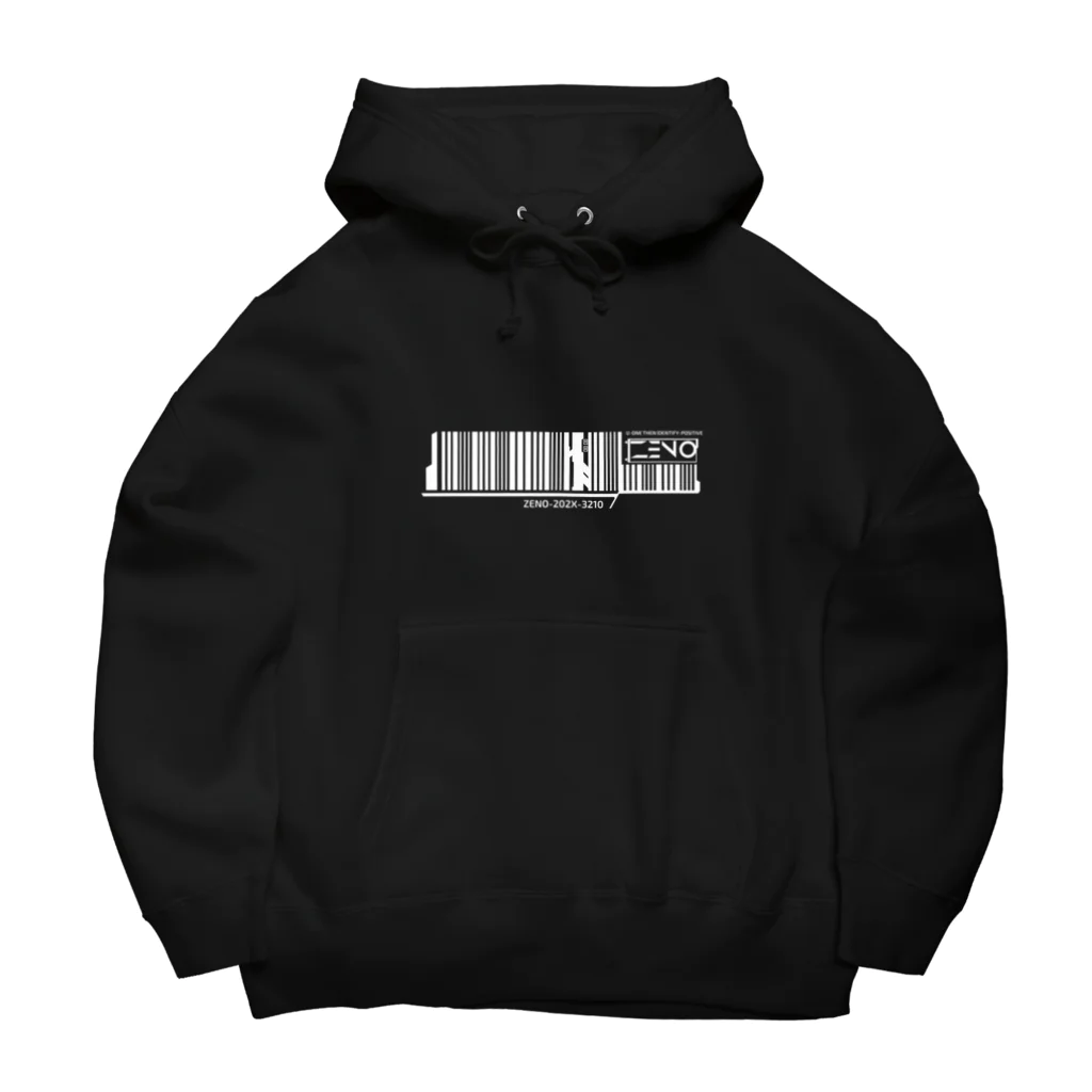 オリジナルメカショップ：ZENOのZENOバーコード Big Hoodie