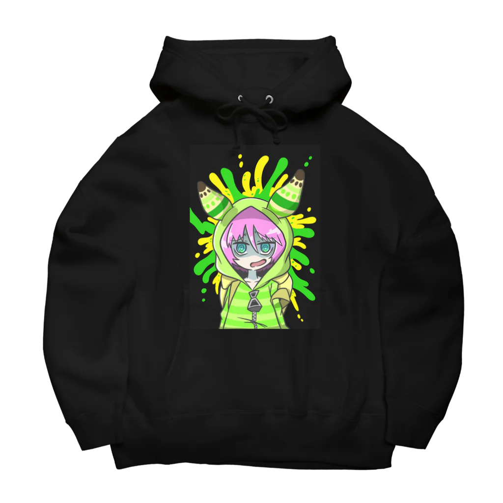 スベスベマンジュウガニの変態少女〈レウコクロリディウム〉 Big Hoodie