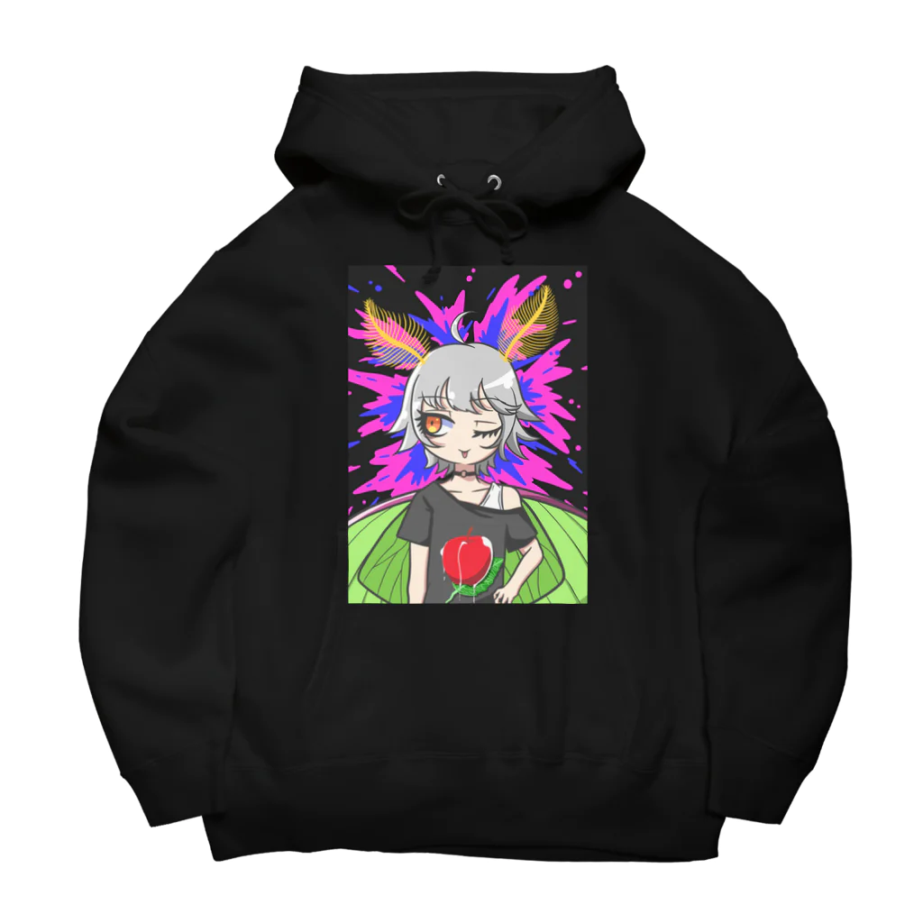 スベスベマンジュウガニの変態少女〈オオミズアオ〉 Big Hoodie