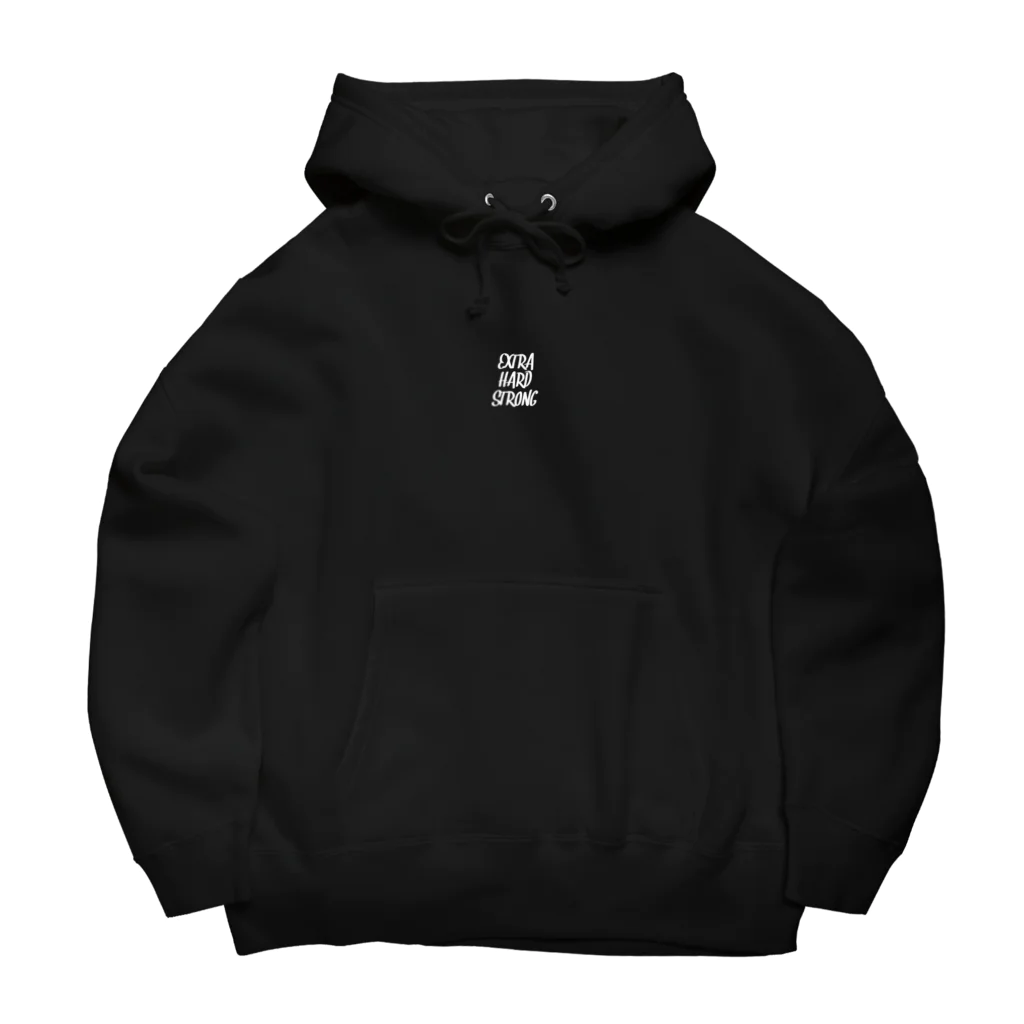 FLATMOMENT97のflatmoment ビッグシルエットフードパーカー　black Big Hoodie