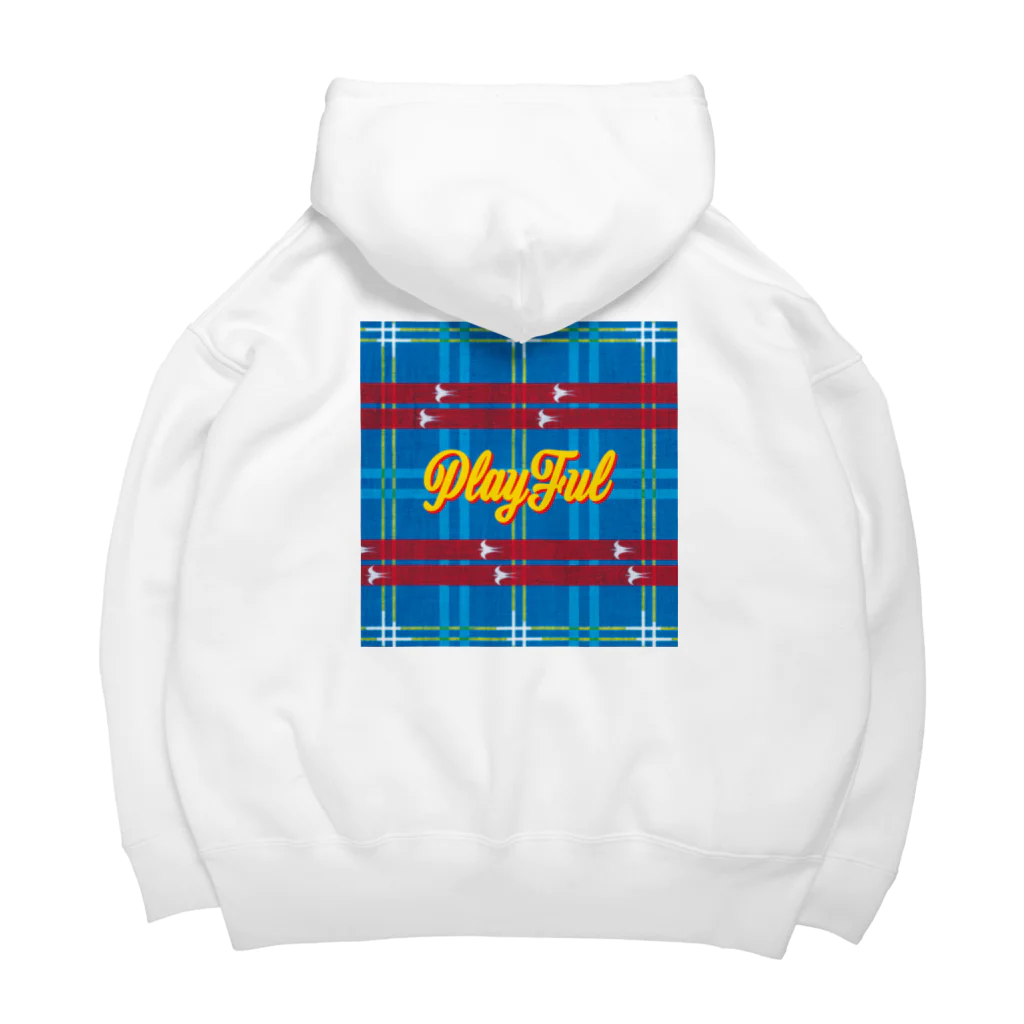 PLAYFULの琉球絣 Big Hoodie