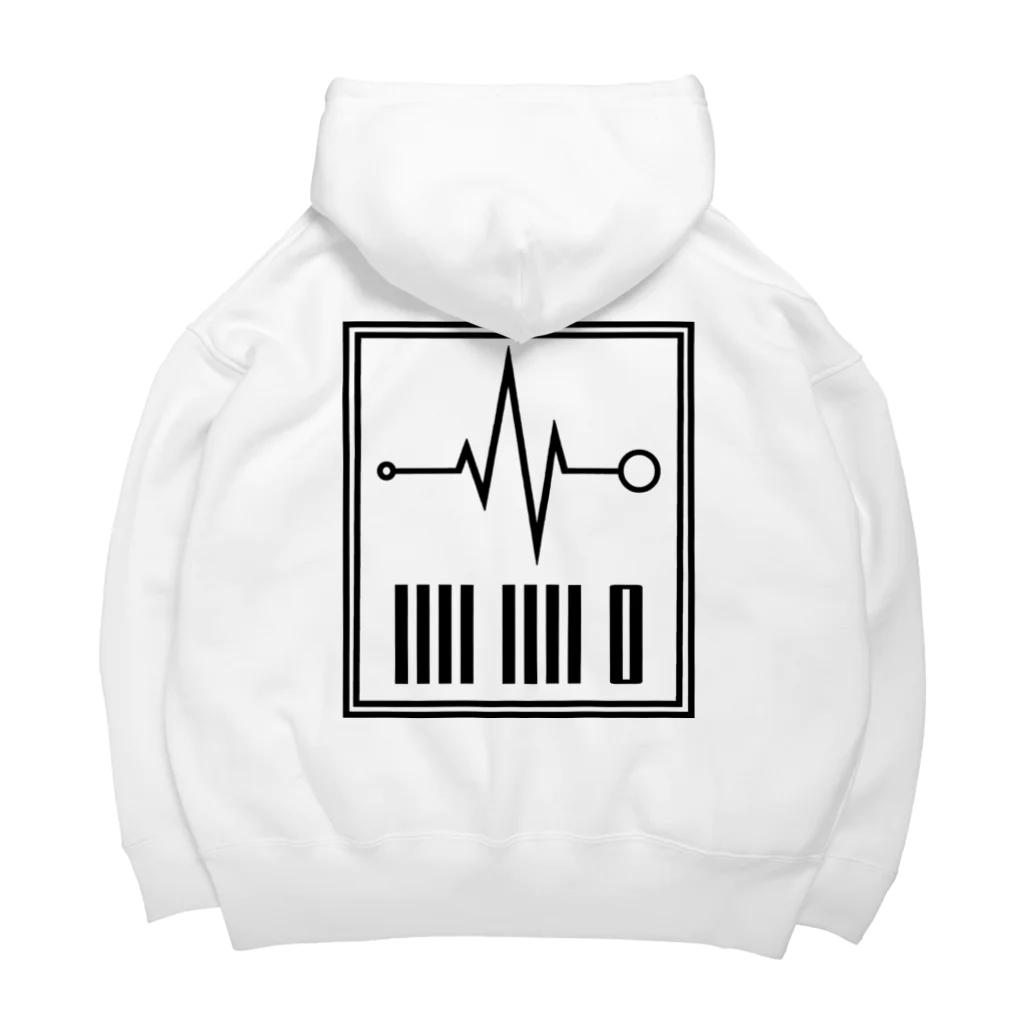 yoyomaru440（ヨーヨーパフォーマー）の「440Waveform」×「llll llll 0」 Big Hoodie