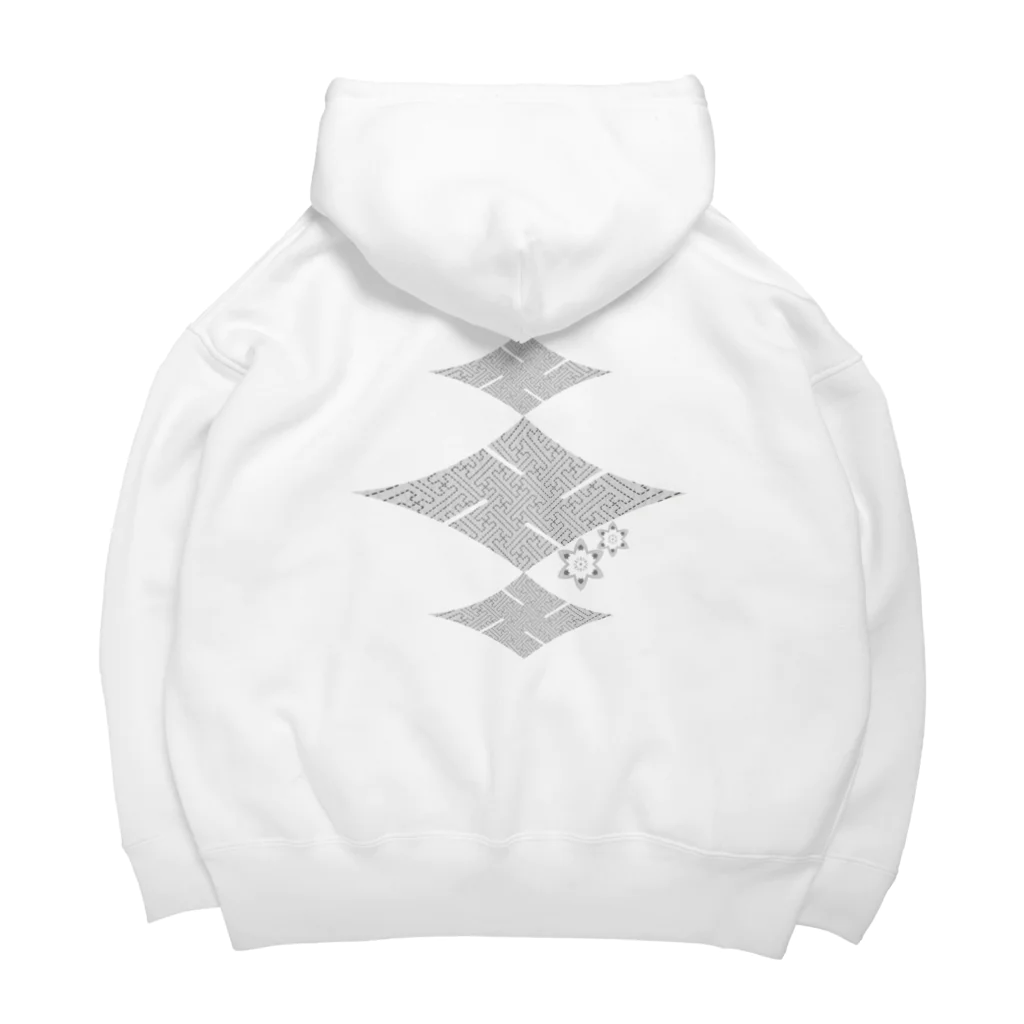 RMk→D (アールエムケード)の楼卍(ロマン)の灰 Big Hoodie