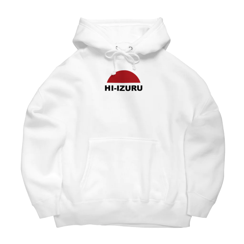 HI-IZURUの前も後ろもロゴロゴ、ビックシルエットパーカー Big Hoodie