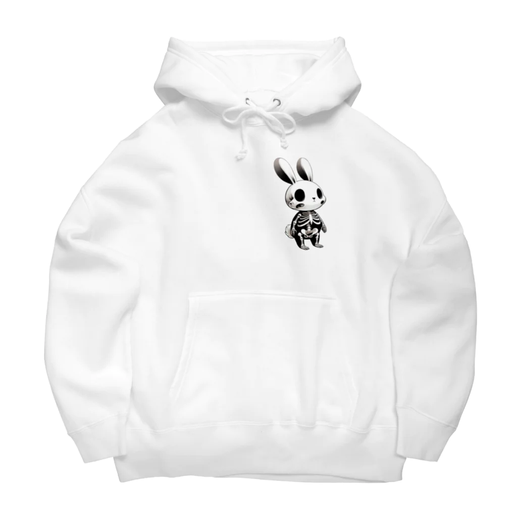 【Crazy Rabbit Nightmare】の【Crazy Rabbit Nightmare】スケルトン Big Hoodie