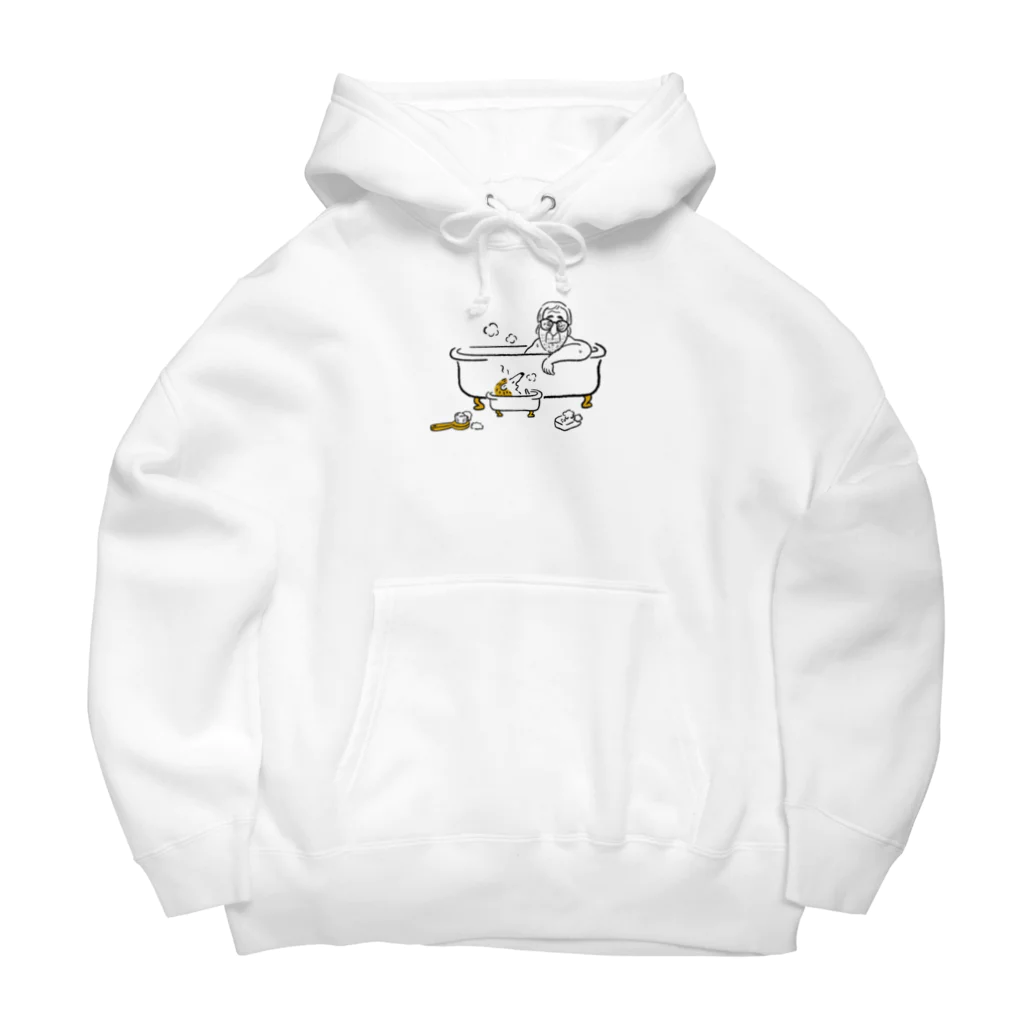 senna009のOldman in the bath Big Hoodie