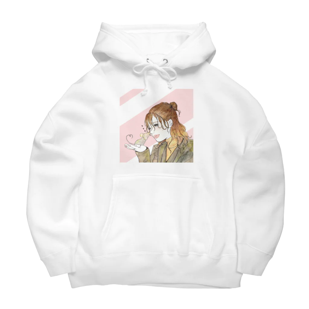 azbiin-shopのねずみちゃん Big Hoodie