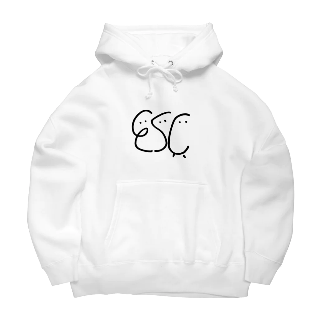 tacast放送局/教素のEscくん(くらしっく:白） Big Hoodie