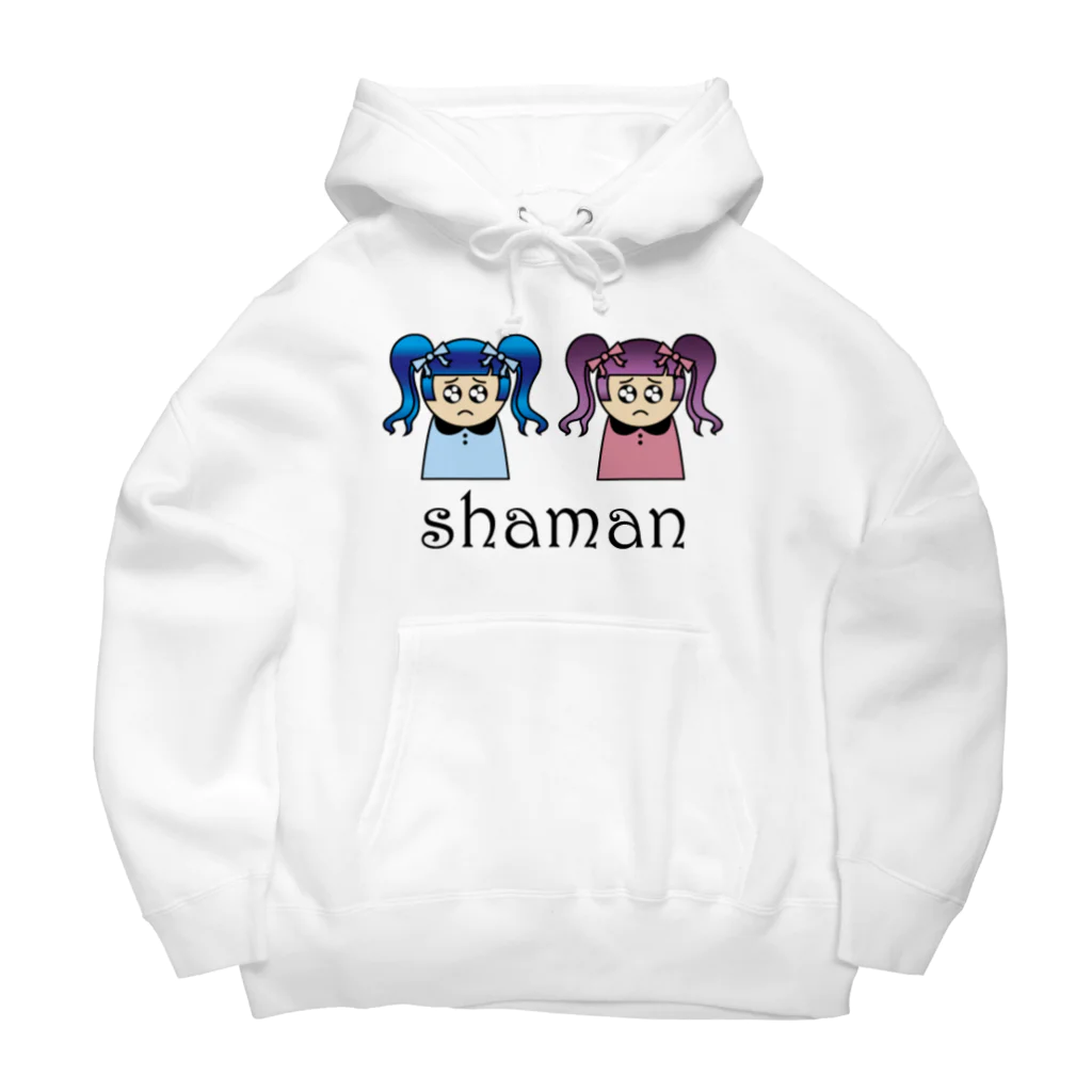 shamanのツインぴえん Big Hoodie