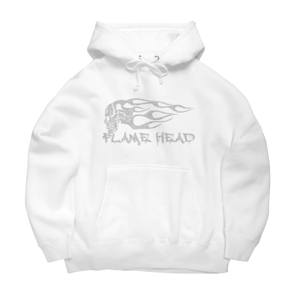 Ａ’ｚｗｏｒｋＳのFLAME HEAD WHT ビッグシルエットパーカー