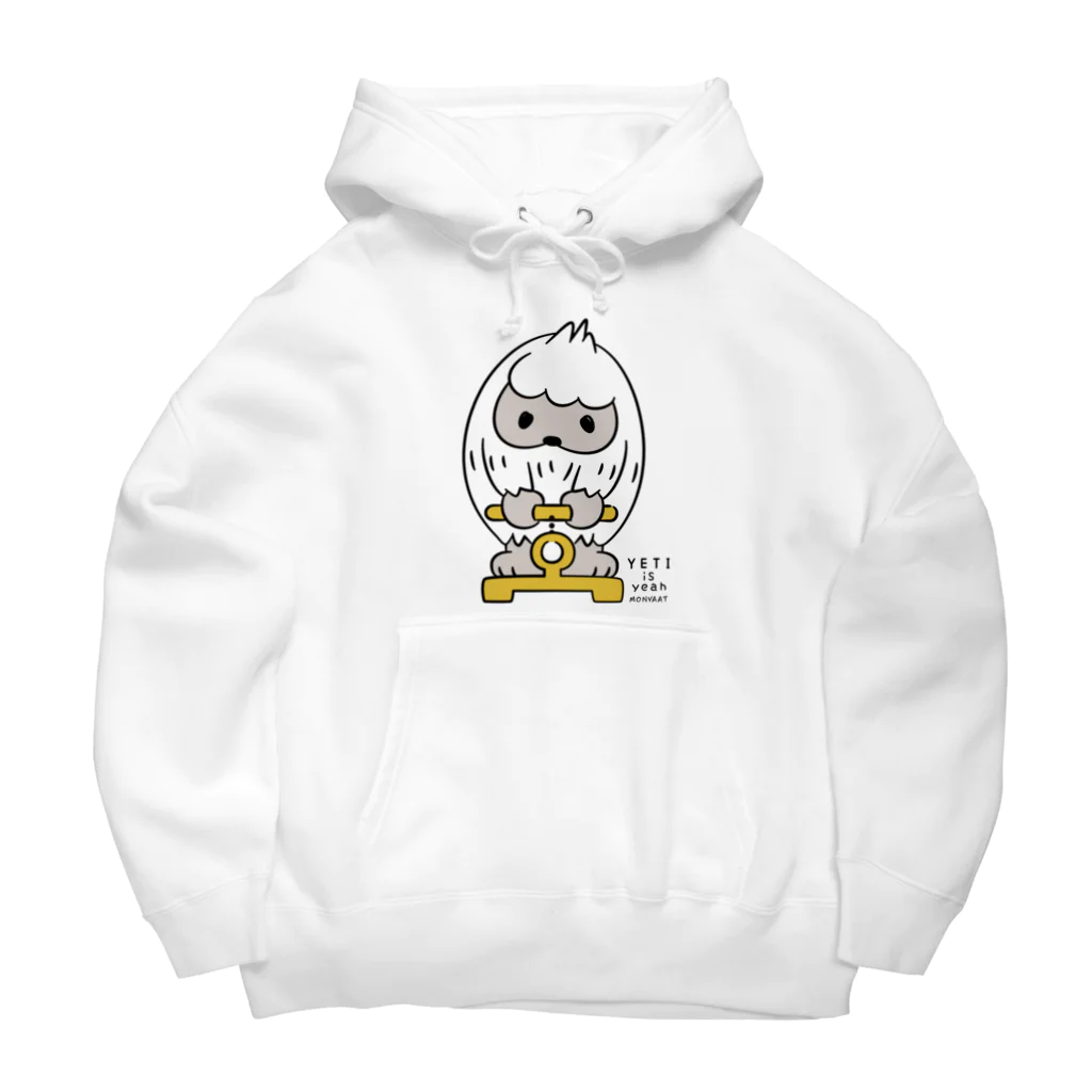 イラスト MONYAAT のはいきんりょくチェック L Big Hoodie