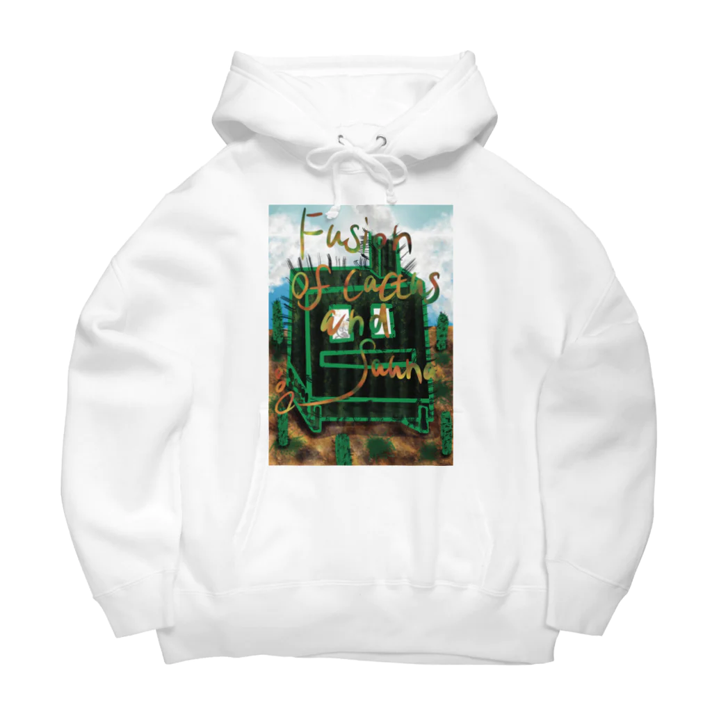 AkironBoy's_Shopのサボテンとサウナの融合 (Fusion of cactns and Sauna) Big Hoodie