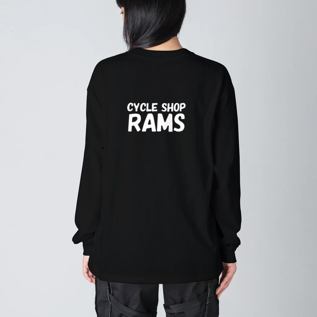 しっぽまがりのRAMS ビッグシルエットロングスリーブTシャツ