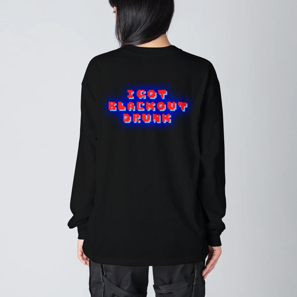 余命50ヶ月の飲みすぎて記憶なくなった Big Long Sleeve T-Shirt