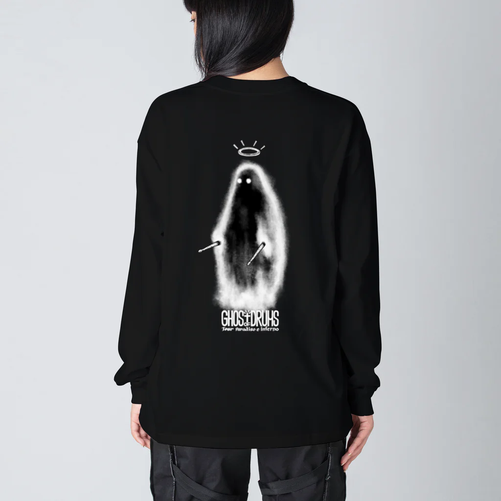 GHOSTOFDRUMSのGHOST LOGO LONG SLEEVE ビッグシルエットロングスリーブTシャツ