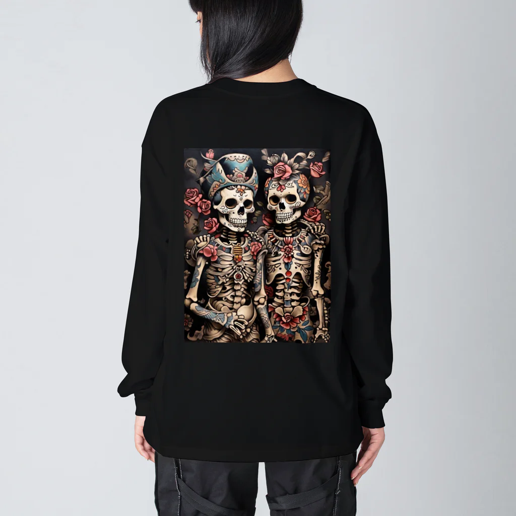 Skull sectionのきれいなガイコツ Big Long Sleeve T-Shirt