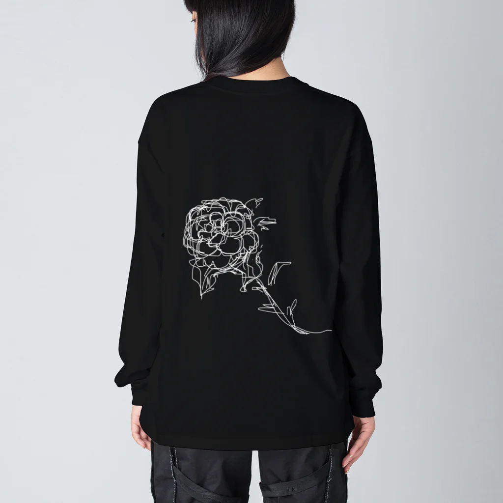 建築学生の部屋のrose Big Long Sleeve T-Shirt