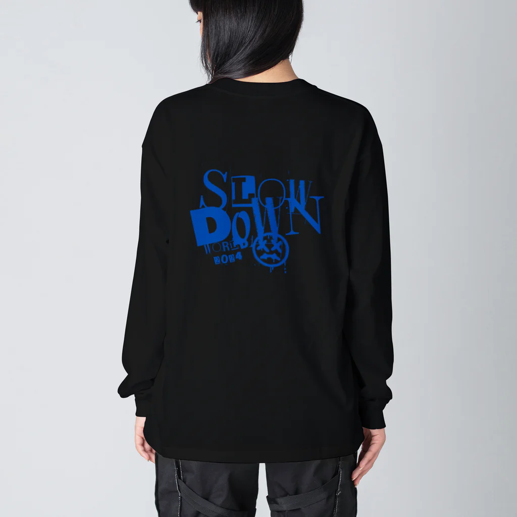 SLOW DoWN333のSLOWDoWN  Streetblack ビッグシルエットロングスリーブTシャツ