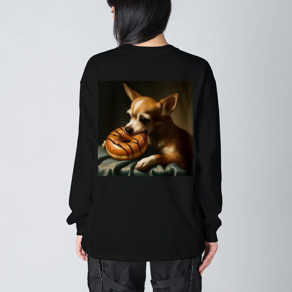 Creaturesの食べるチワワ Big Long Sleeve T-Shirt