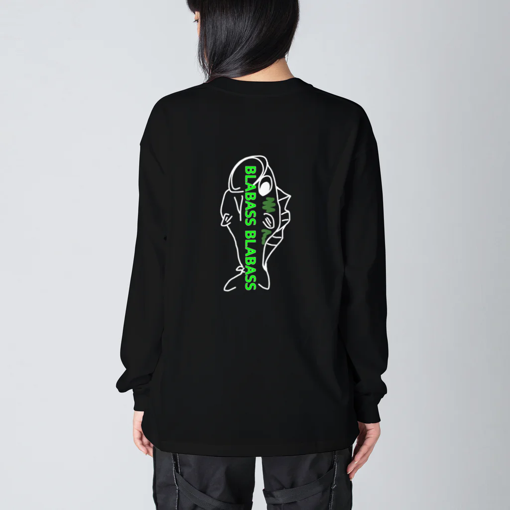 comaoのブラックバス　ブラバス Big Long Sleeve T-Shirt