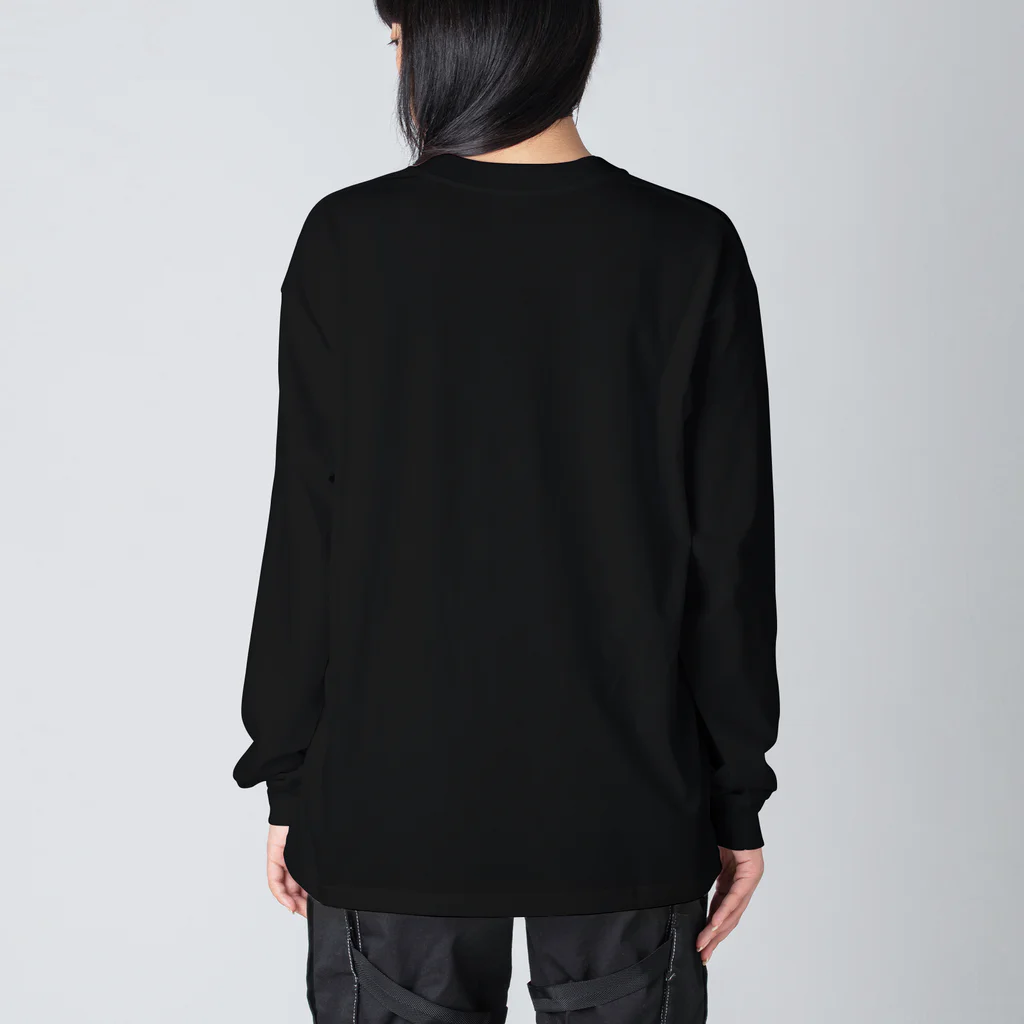 RIYA DAZOのパントマイム(文字なし) Silhouette Big Long Sleeve T-Shirt