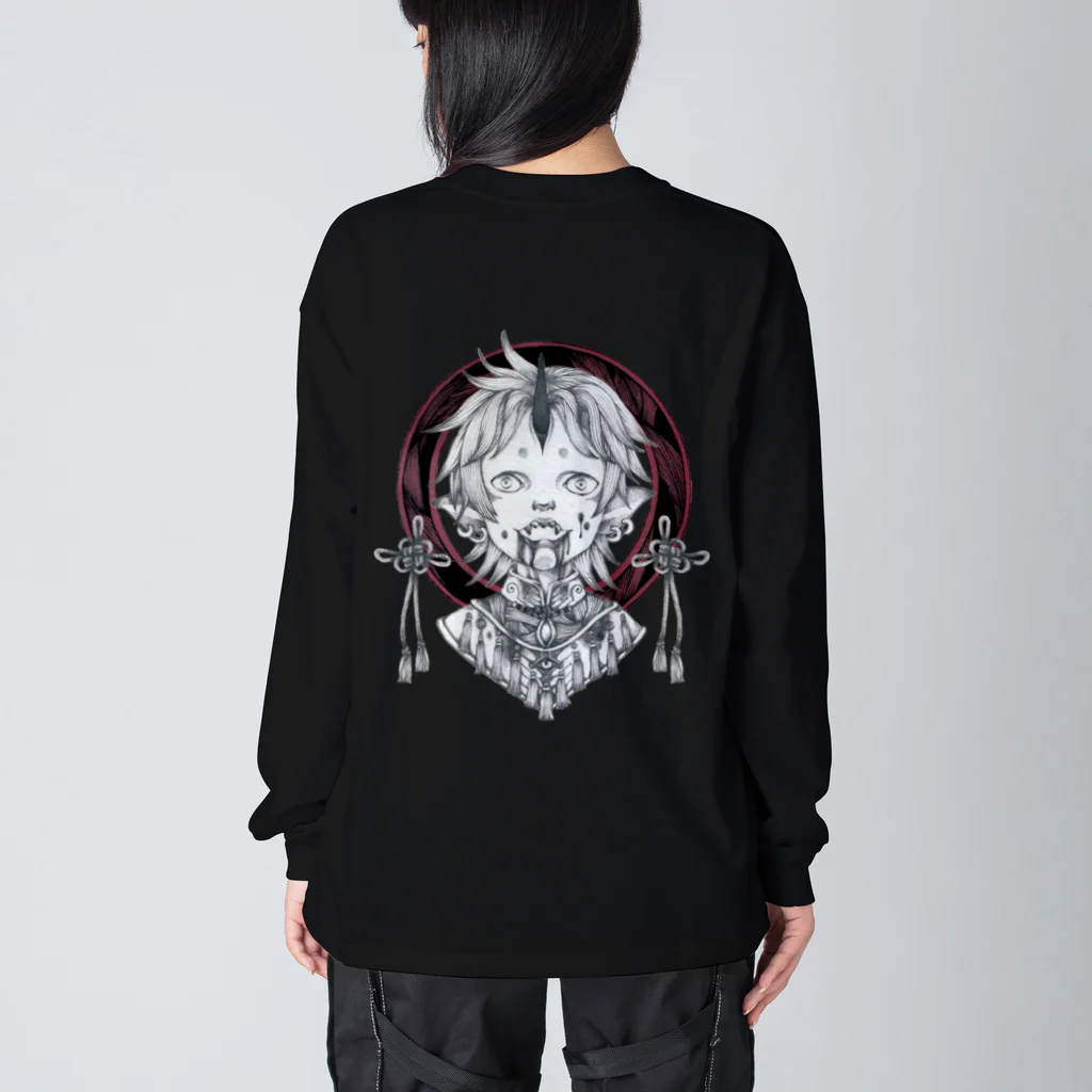 ひみつのもりの阿形 Big Long Sleeve T-Shirt