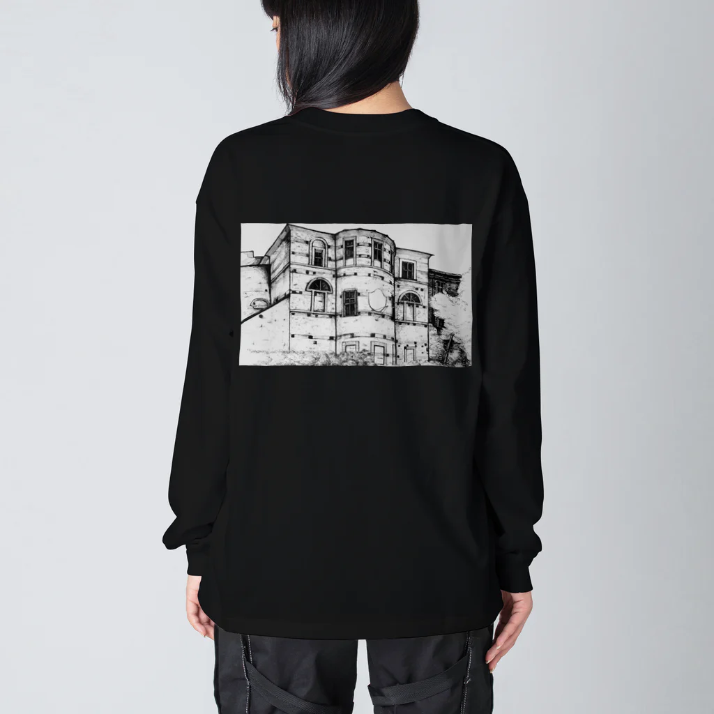 niko's shopの学校の裏の協会 Big Long Sleeve T-Shirt