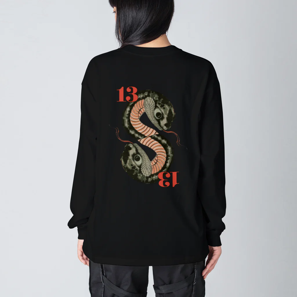 SACRIFICE GIFTの13snake ビッグシルエットロングスリーブTシャツ