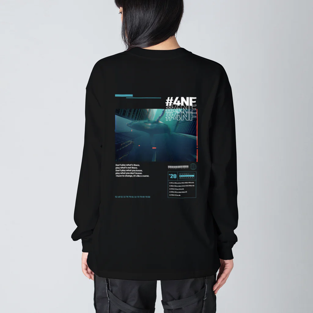 ノブ太のアパレルのDeep Web Big Long Sleeve T-Shirt